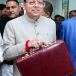 भराड़ीसैंण (गैरसैंण) विधानसभा में वित्तीय वर्ष 2026-2027 का बजट प्रस्तुत करने के लिए प्रस्थान करते हुए मुख्यमंत्री श्री पुष्कर सिंह धामी