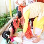 मुख्यमंत्री पुष्कर सिंह धामी ने रामनवमी के पावन अवसर पर मुख्यमंत्री आवास में किया कन्या पूजन, प्रदेश की खुशहाली की कामना