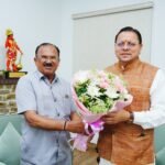 मुख्यमंत्री पुष्कर सिंह धामी से राजस्थान विधानसभा अध्यक्ष श्री वासुदेव देवनानी ने की शिष्टाचार भेंट